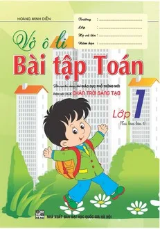 vở ô li bài tap toán lop 1 - CHAN TROI SANG TAO