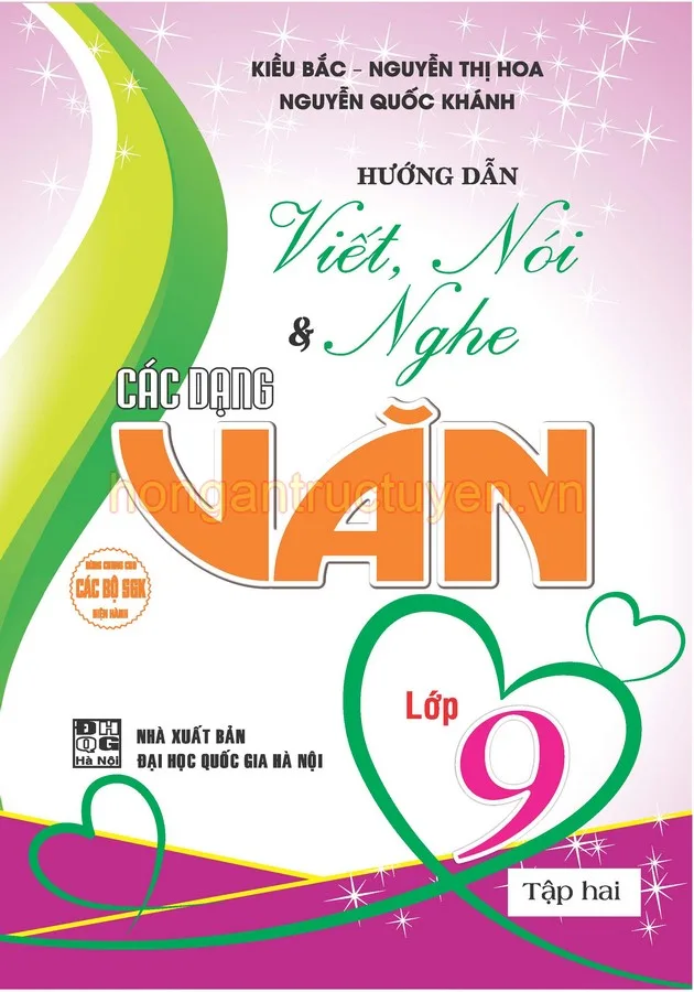 Hướng dẫn viết, nói và nghe các dạng văn lớp 9 - dùng chung - tap 2