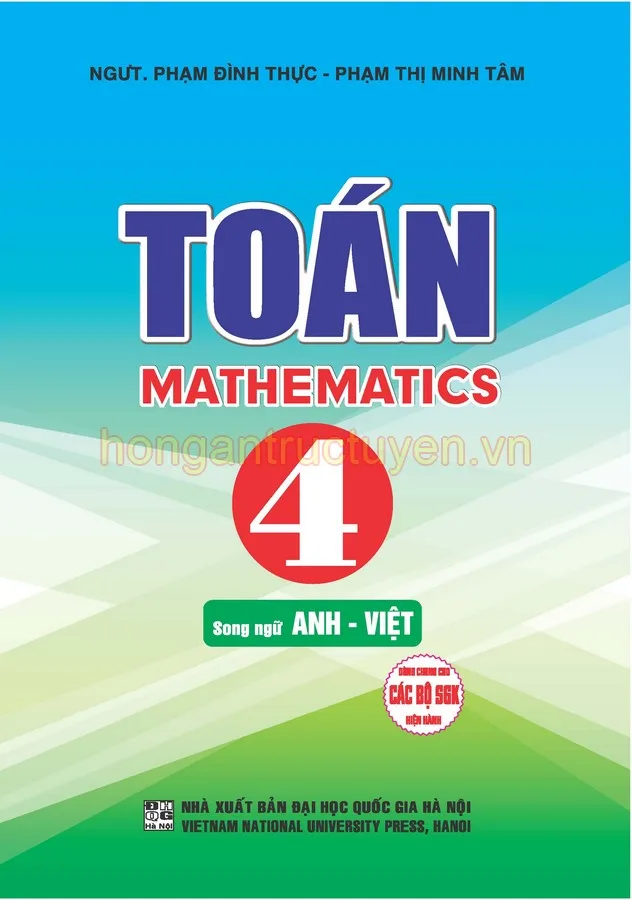 Toán 4 - Mathematics 4 (song ngữ Anh - Việt)